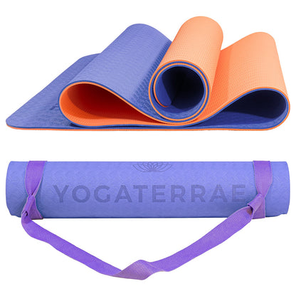 TAPIS DE YOGA STUDIO LAVANDE CORAIL