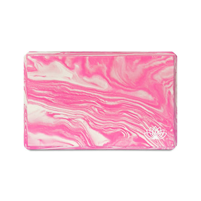 BRIQUE DE YOGA COMPACTE ET LÉGÈRE EN EVA ROSE FLAMINGO