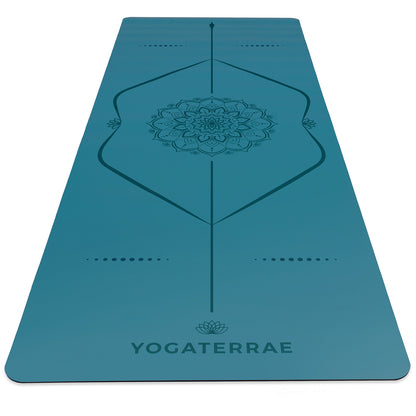 TAPIS DE YOGA MAUNA KEA TURQUOISE BLEU CANARD