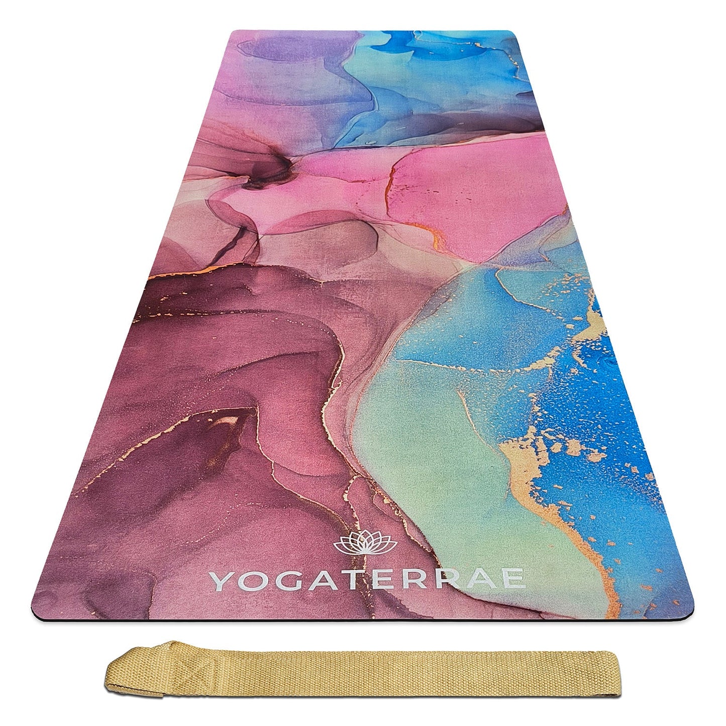 TAPIS DE YOGA SUÉDÉ ET CAOUTCHOUC NATUREL SVAPNAJAL