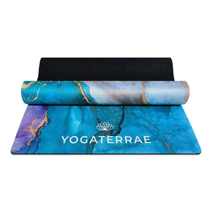 TAPIS DE YOGA SUÉDÉ ET CAOUTCHOUC NATUREL ANANDA