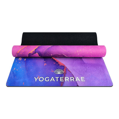 TAPIS DE YOGA SUÉDÉ ET CAOUTCHOUC NATUREL SAMADHI