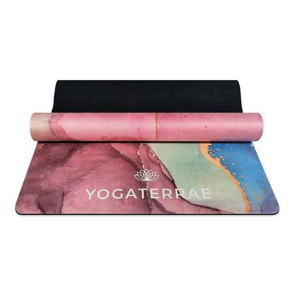 TAPIS DE YOGA SUÉDÉ ET CAOUTCHOUC NATUREL SVAPNAJAL