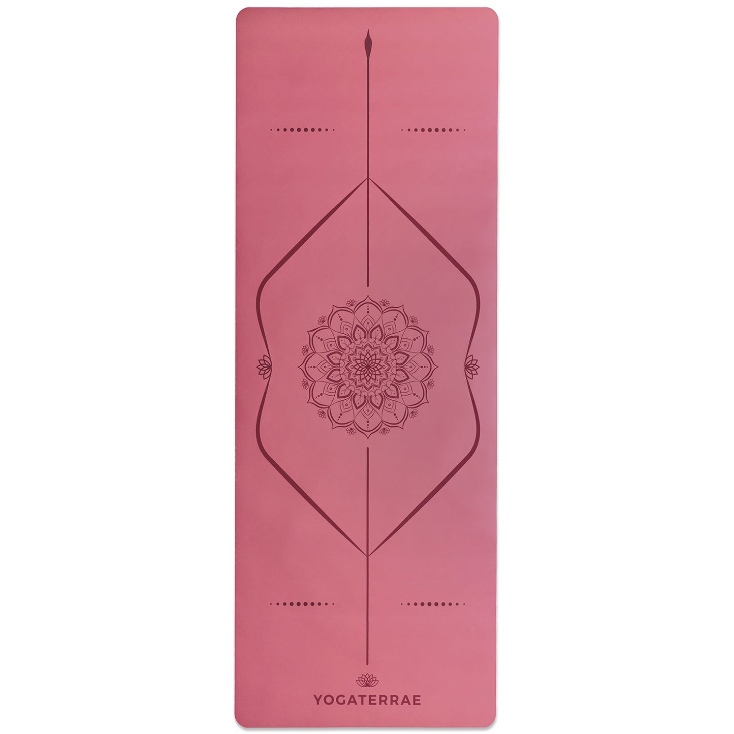 TAPIS DE YOGA MAUNA KEA BORDEAUX VINTAGE