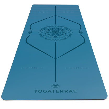 TAPIS DE YOGA MAUNA KEA BLEU POLAIRE